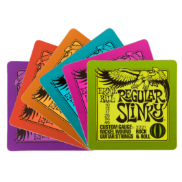 Ernie Ball Slinky Coasters – 6 Pack
