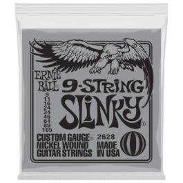Ernie Ball 9-String Slinky Electric Guitar Strings – (9-105)