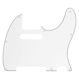 Fender 3-Ply Telecaster® Pickguard – 8-Hole – Parchment