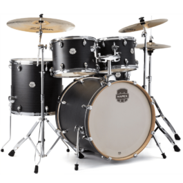 Mapex Storm 5-Piece Standard Drum Set – Ebony Blue Grey (Includes 400 Series Hardware)