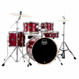 Mapex Venus VE5044FTVM 5-Piece Fusion Drum Kit (Excludes Cymbals) – Crimson Red Sparkle