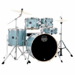 Mapex Venus VE5294FTVJ 5-Piece Rock Drum Kit (Excludes Cymbals) – Aqua Blue Sparkle