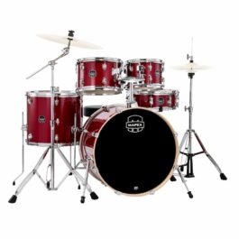 Mapex Venus VE5294FTVM 5-Piece Rock Drum Kit (Excludes Cymbals) – Crimson Red Sparkle