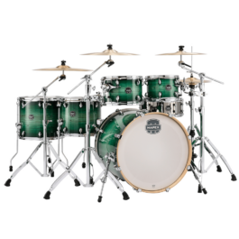 Mapex Armory 6-Piece Studioease Fast Shell Pack w/ Extra Deep Bass Drum – Emerald Burst (Hardware & Cymbals Excluded)