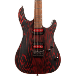 Cort KX300 Electric Guitar – Etched Black Red