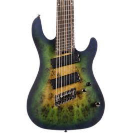 Cort KX508 Multi Scale II 8-String Electric Guitar – Mariana Blue Burst