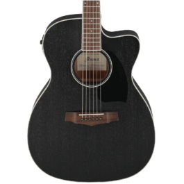 Ibanez PC14MHCE Grand Concert Acoustic-Electric Guitar – Weathered Black