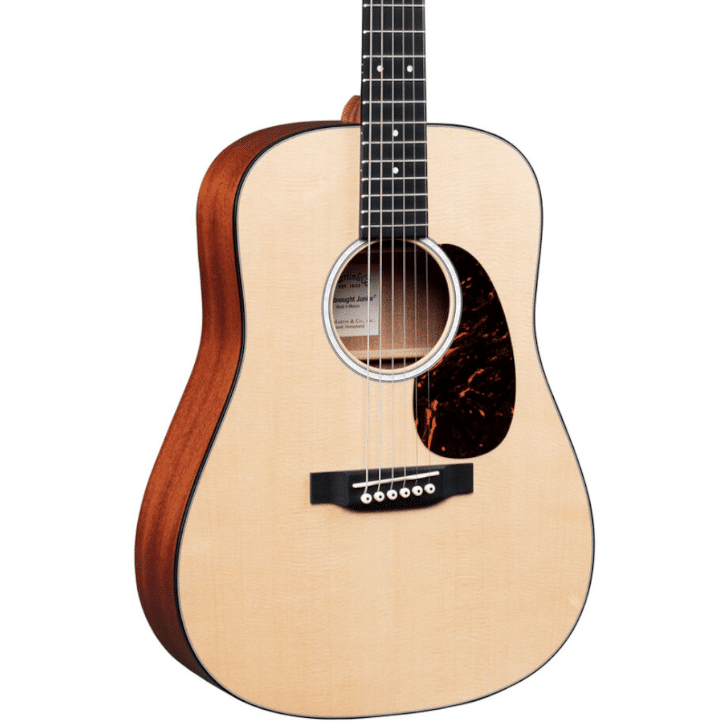 Martin D Jr-10E Acoustic-Electric Guitar - Natural Spruce