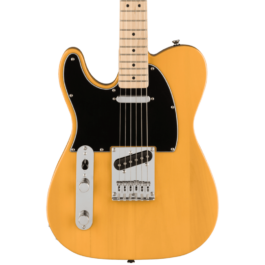Squier Affinity Series™ Telecaster® Left-Handed Electric Guitar – Maple Fingerboard – Butterscotch Blonde