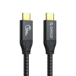 ORICO USB3.2 Type-C Braided Cable – 2M – Black