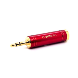 Cyberdyne  3.5mm Stereo Male – Stereo 6.35mm Female Pro Gold Plated Adapter
