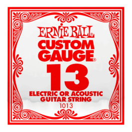 Ernie Ball Single Electric Guitar String – (.13)