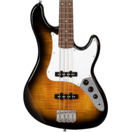 Cort GB Series GB24JJ 4-String Bass Guitar – 2 Tone Burst
