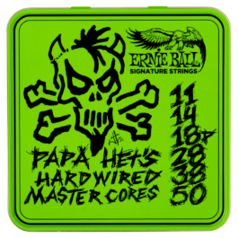 Ernie Ball Papa Het’s Hardwired Master Core Signature Limited Edition Electric Guitar Strings – 3-Pack