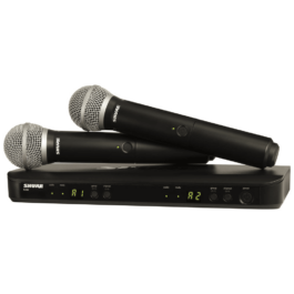 Shure BLX288/PG58-H8E Dual-Channel Wireless Handheld Microphone System