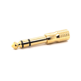 Cyberdyne 3.5mm Stereo Female – 6.35mm Stereo Male Gold Plated Adapter
