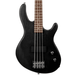 Cort Action Junior 4-String Bass Guitar – Open Pore Black