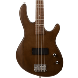 Cort Action Junior 4-String Bass Guitar – Open Pore Walnut