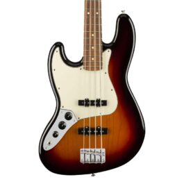 Fender Player Jazz Bass® Left-Handed – Pau Ferro Fingerboard – 3-Color Sunburst