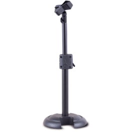 Hercules MS100B Low-Profile Microphone Stand with EZ Mic Clip