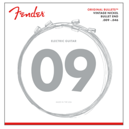 Fender Original Bullet™ Pure Nickel Electric Guitar Strings – (9-46)