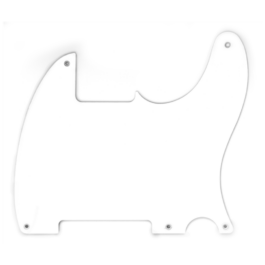 Fender 1-Ply 50’s Style Esquire Pickguard – 5-Hole Mount – White