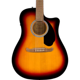 Fender FA-125CE Acoustic-Electric Guitar – Walnut Fingerboard – Sunburst