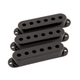 Fender Stratocaster® Pickup Covers – Black – (Set of 3)