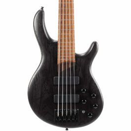 CORT B5 Element 5-String Bass – Open Pore Transparent Black