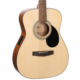Cort AF510E Acoustic-Electric Guitar – Open Pore Natural (With Bag)