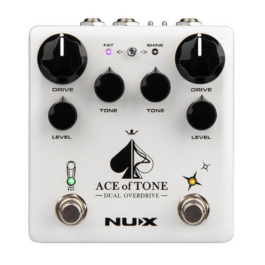 NUX Ace of Tone Dual Overdrive Effects Pedal