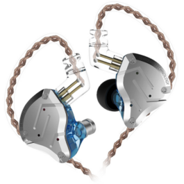 KZ ZS10 Pro In-Ear Earphones – Blue