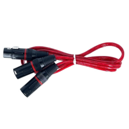 Cyberdyne Female XLR – x2 Male XLR Split Cable