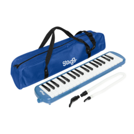 Stagg 37-Key Plastic Melodica – Blue