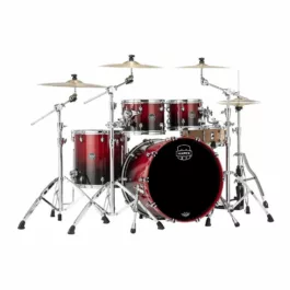 Mapex Saturn 4-Piece Rock Drum Kit – Scarlett Fade (Hardware, Cymbals & Snare Excluded)