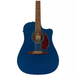 Fender Redondo Player Acoustic Guitar – Walnut Fingerboard – Lake Placid Blue