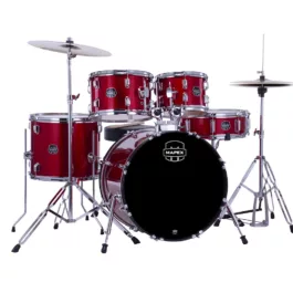 Mapex COMET Fusion Drum Kit – Infra Red (with Cymbals & Hardware)