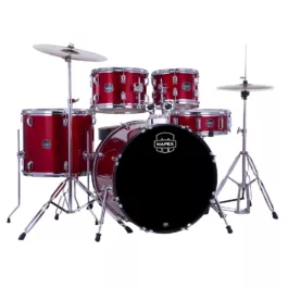 Mapex COMET Rock Drum Kit – Infra Red (with Cymbals & Hardware)