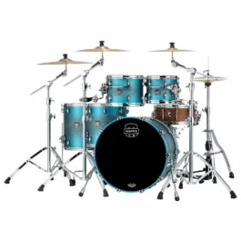 Mapex Saturn Evolution 5-Piece Drum Kit – Exotic Azure Burst (Hardware, Cymbals & Snare Excluded)