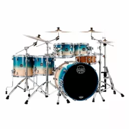 Mapex SATURN Studioease 5-Piece Drum Kit – Aqua Fade (Hardware, Cymbals & Snare Excluded)