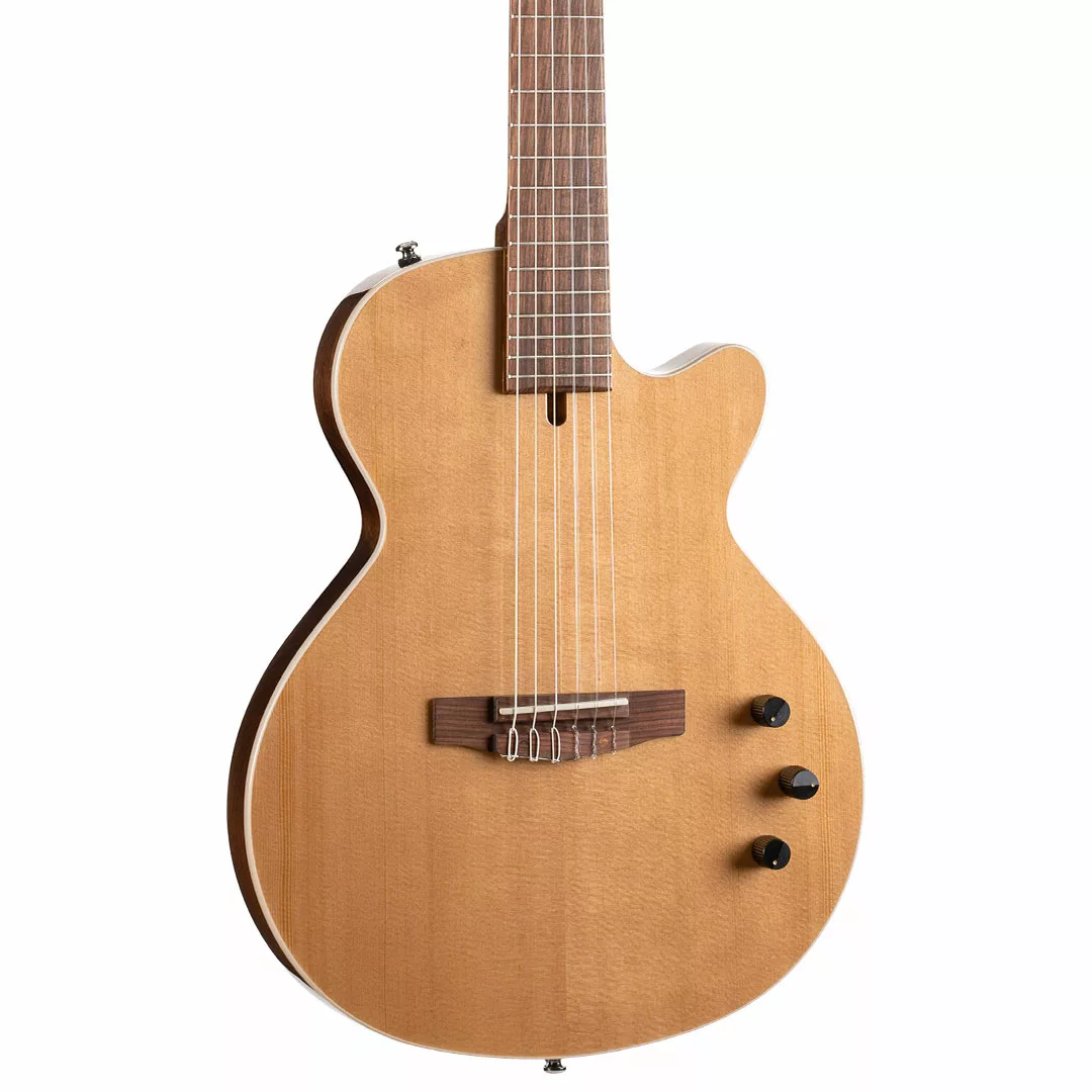 Cort エレキギター ナチュラル Cort Sunset Nylectric II Classical Guitar - Natural Glossy