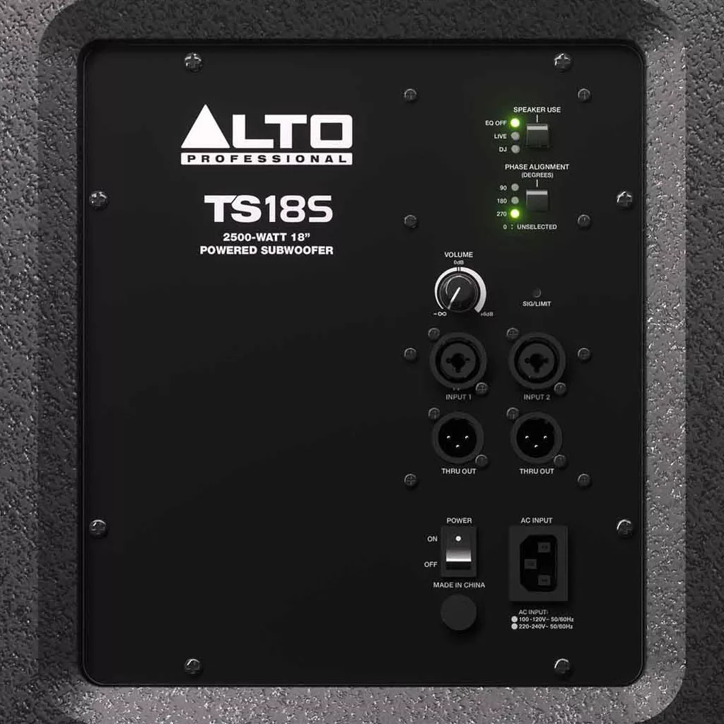 Alto TS18S 2500-Watt Powered Subwoofer with 18