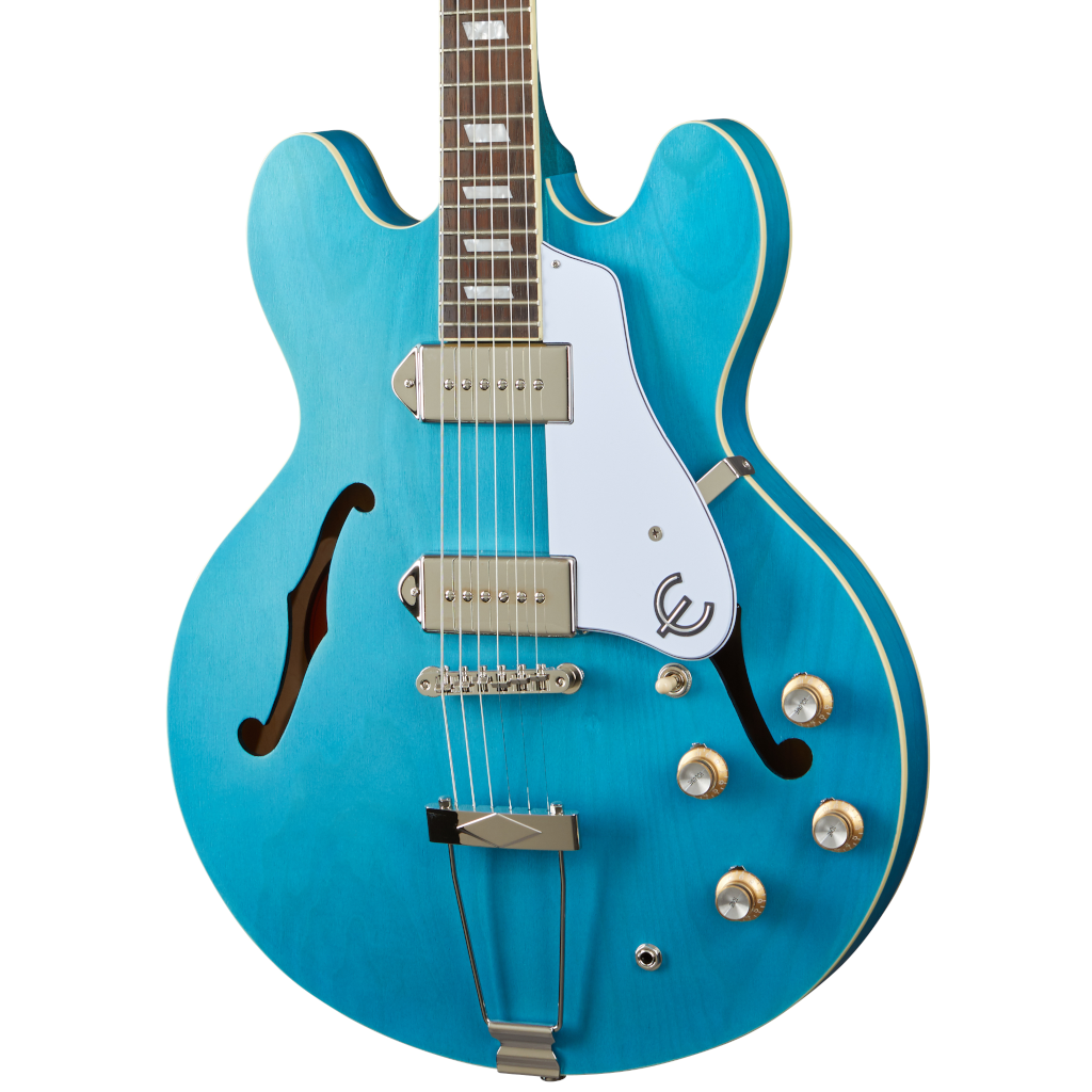 Epiphone Casino Worn Hollowbody Electric Guitar - Worn Blue Denim
