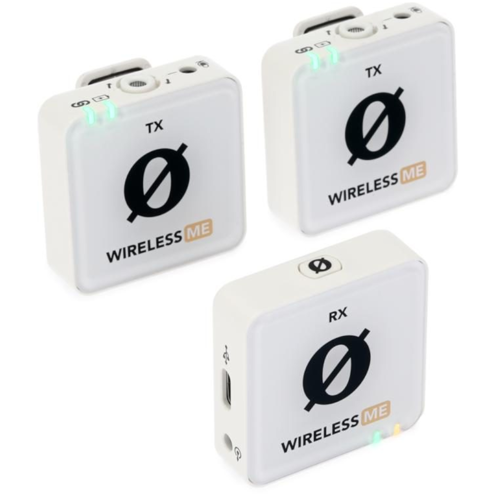 Rode Wireless ME Dual 2-Person Clip-on Microphone System - White