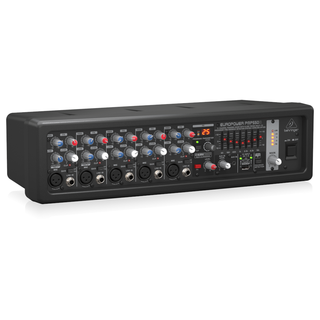 Behringer Europower PMP550M 5-channel 500W Powered Mixer