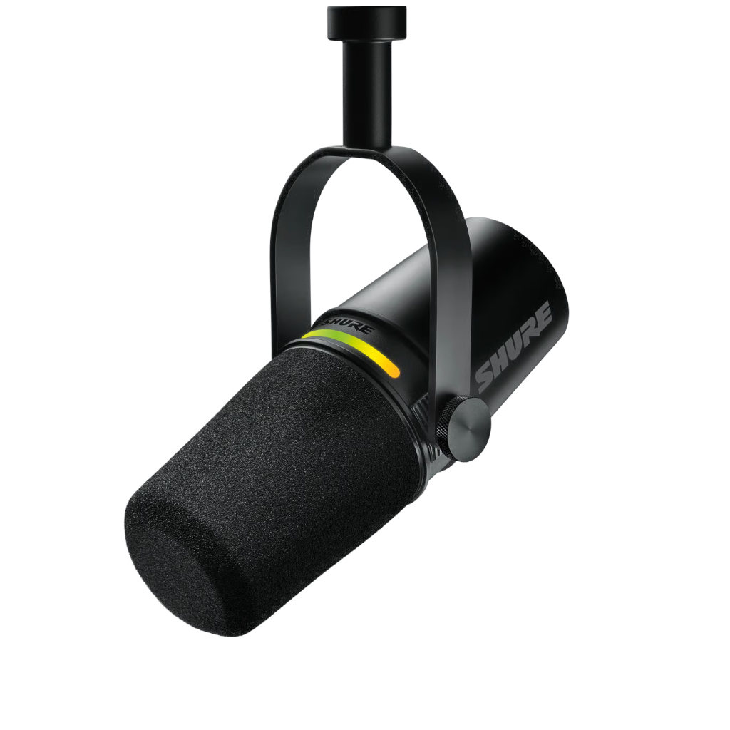 Shure MV7+ Hybrid Podcast Microphone - Black | Bothners | Musical