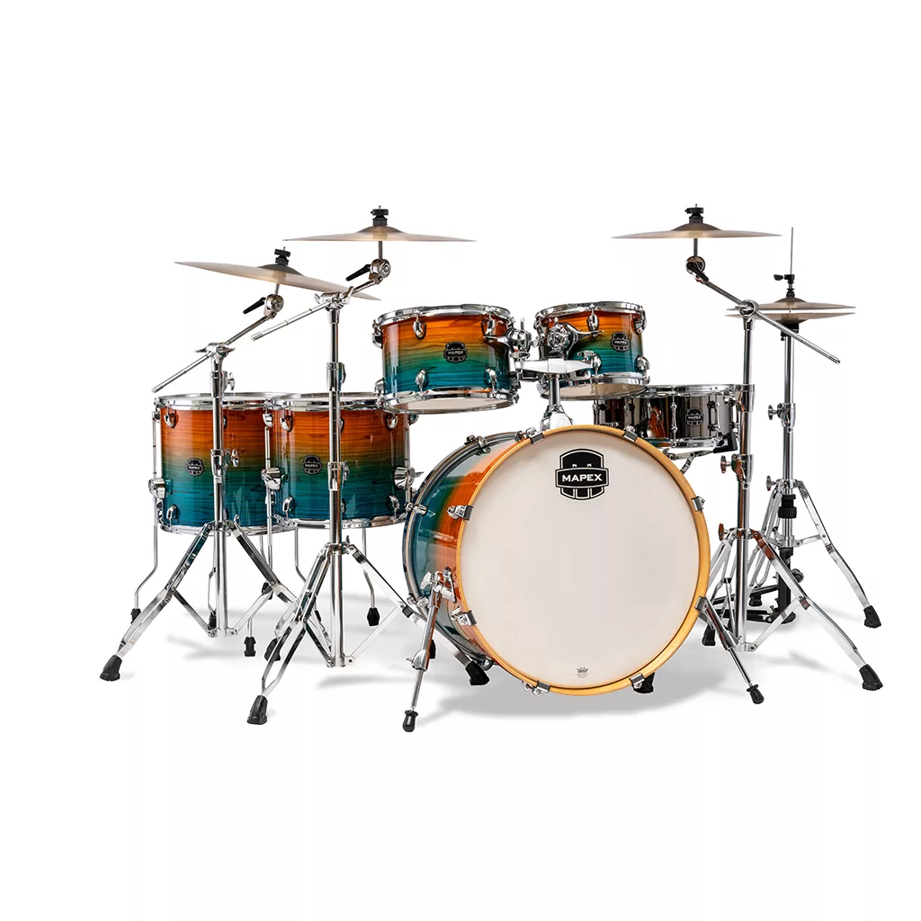 Mapex Armory AR628SFUV Studioease Fast Drum Kit - Blue Wave Burst