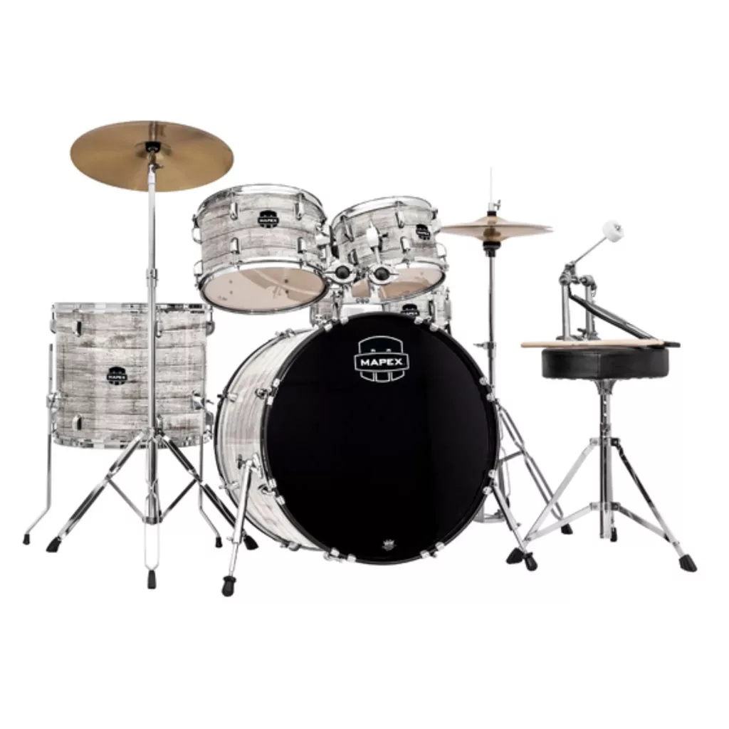 Mapex Prodigy 5-Piece Fusionease Drum Kit - White Marblewood