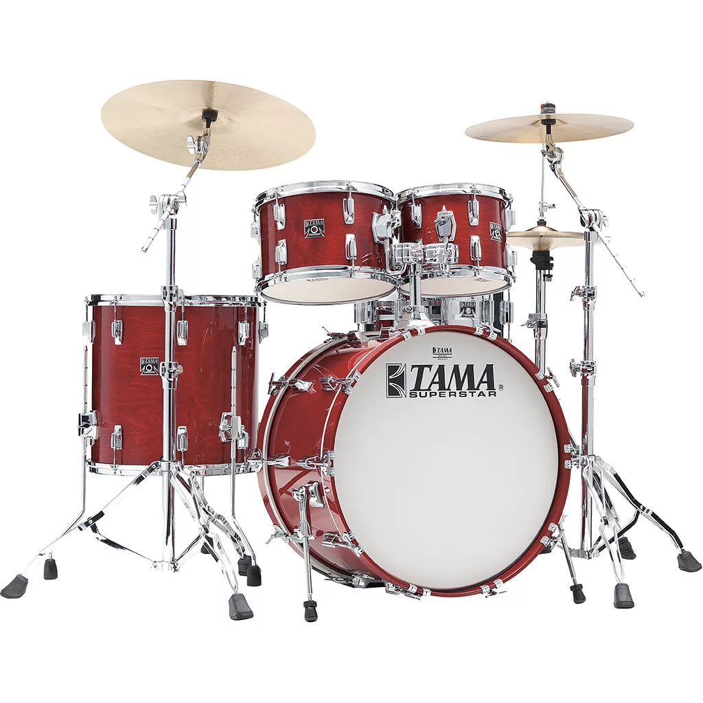 Tama Superstar Reissue 4-Piece Drum Shell Pack Cherry Wine