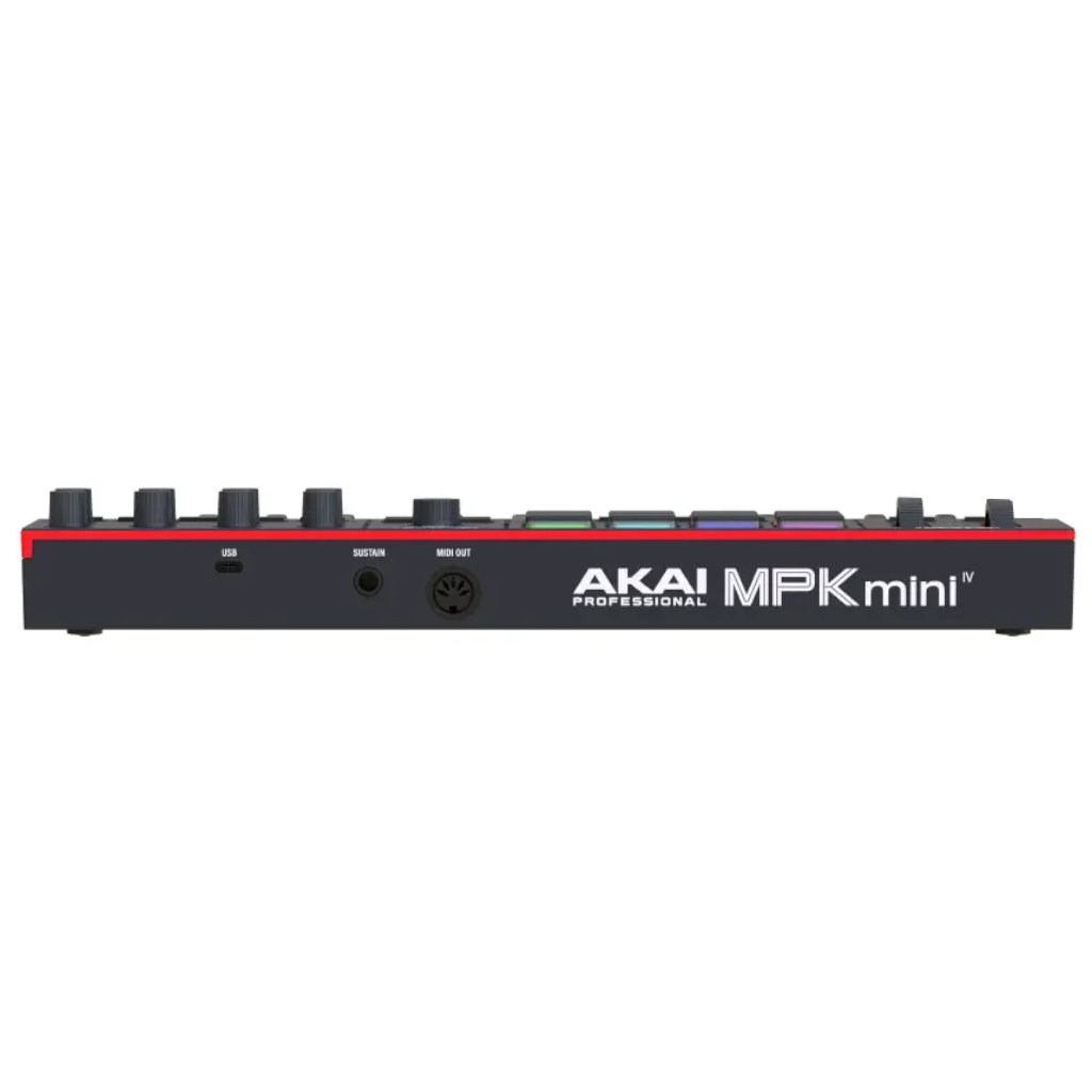 Akai Professional MPK Mini IV MIDI Keyboard Controller - Black